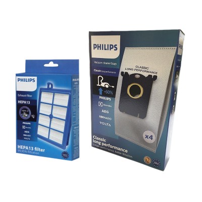 Philips FC 9062 Jewel Orijinal Filtre ve Toz Torbası (A++Kalite)